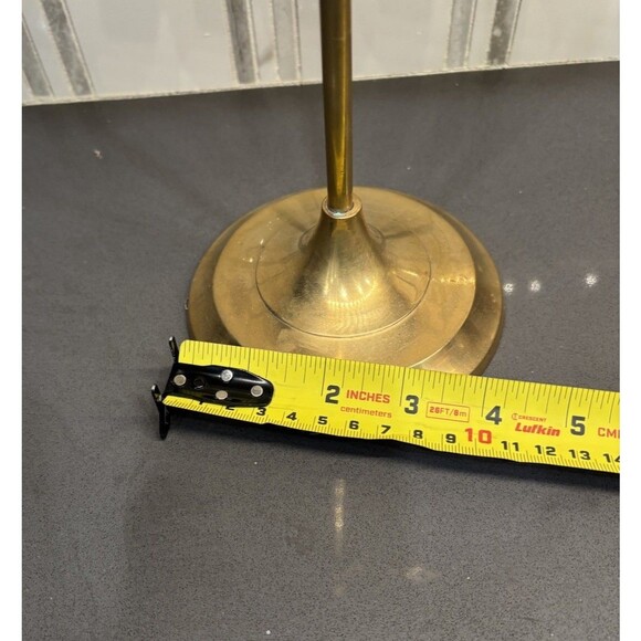 Vintage Desk Top Brass Adjustable Rotating Magnifying Glass Holder Stand 13.5” - Picture 9 of 11